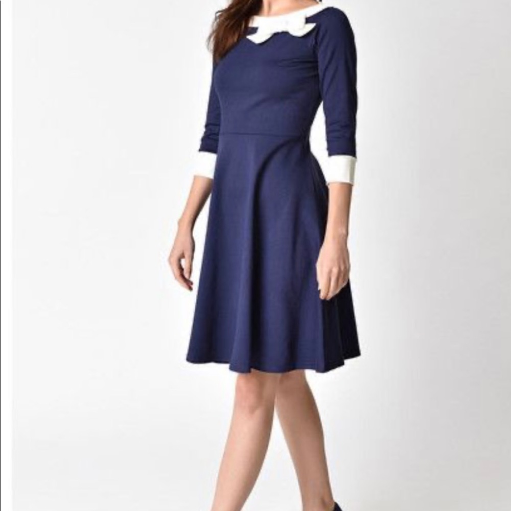 Steadyclothing Navy Blue dress